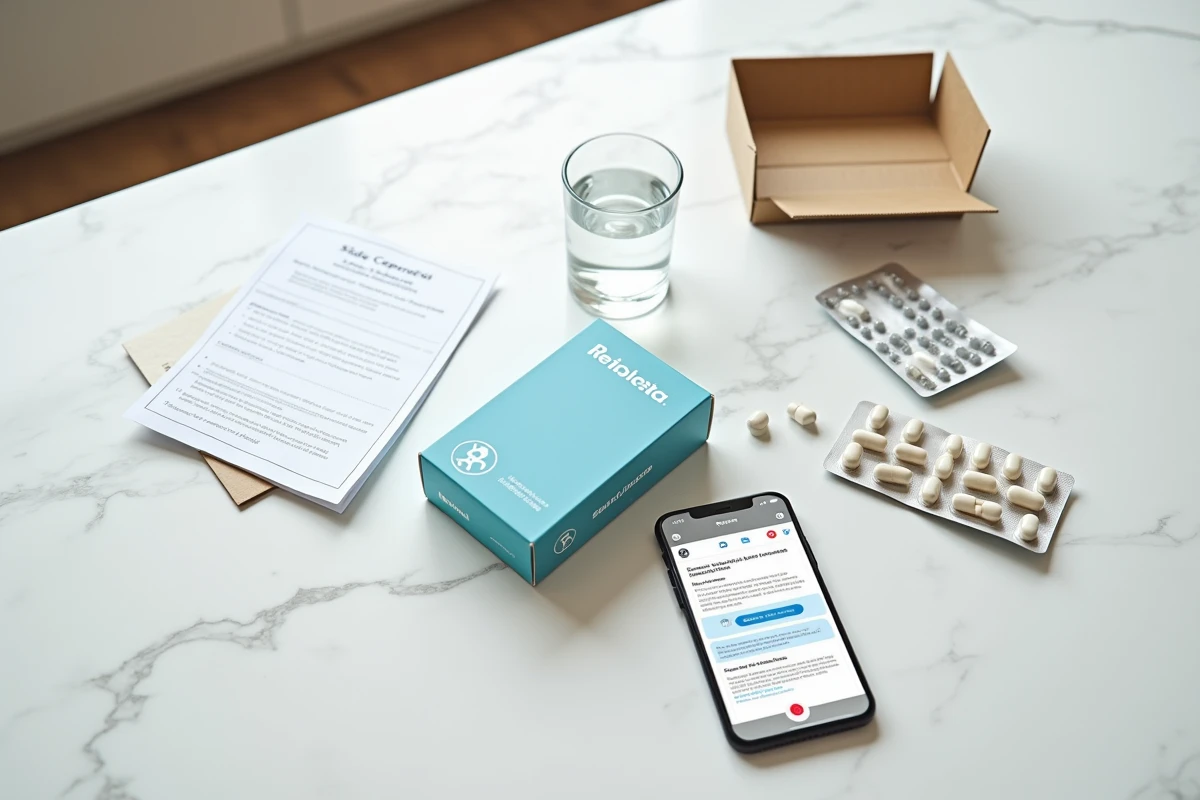 Comparaison achat Indiva en pharmacie et sur internet avec produits et confirmation de commande